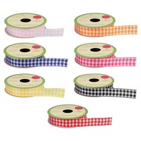 Floral Garden Gingham Ribbon, 3-yd. Rolls — Dollar Tree
