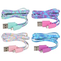 Holographic Print Micro USB Charging Cables, 39-in. — Dollar Tree (SKU 344058)