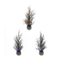 Seasonal Collection Halloween-themed Potted Glitter Tree, Assorted Designs, 1-Count. — Dollar Tree