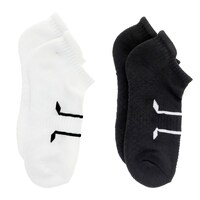 Branch & Bloom Athletic No Show Socks, Assorted Colors, 2-Piece Pack. — Dollar Tree