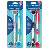 Luminant Tongue Cleaners, 2 Count. — Dollar Tree