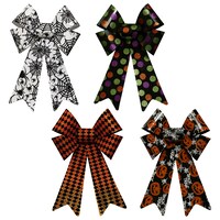 Halloween PVC Decorative Bows, 13.5x8.75 in. — Dollar Tree (SKU 275803)
