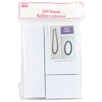 White Embossed Jewelry Boxes, 3-Count. Packs — Dollar Tree