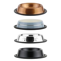 Greenbrier Kennel Club Metal Non-Skid Pet Bowls, 6 in. — Dollar Tree