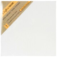 Crafter's Square White Canvases, 8x8 in. — Dollar Tree