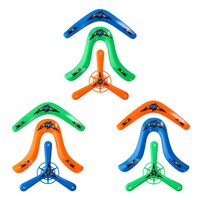 Outdoor Fun Colorful Boomerangs, Assorted Colors, 3-Piece Pack. — Dollar Tree