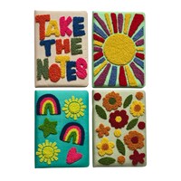 Colorful Woven Fabric Notebooks, Assorted Designs, 1-Count. — Dollar Tree
