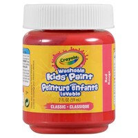 Crayola Washable Kids' Red Paint, 2-oz. Jars — Dollar Tree