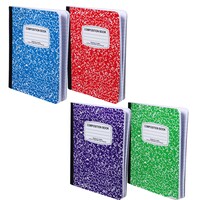 Colorful Classic Composition Notebooks, 100 Pages — Dollar Tree