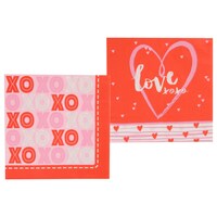Valentine's Day Printed Paper Napkins, 18-ct. Packs — Dollar Tree penny item