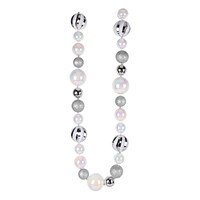 Silver And White Ball Garland — Dollar Tree