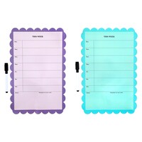 Magnetic Dry Erase Board With Pen, Assorted Colors, 1-Count. — Dollar Tree