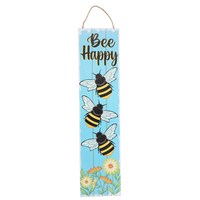 Garden Collection Decorative Vertical Spring Bee Signs, 23.5-in. — Dollar Tree