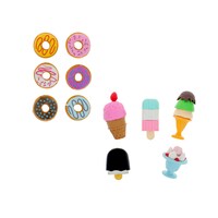 Jot Novelty Erasers, Assorted Designs, 6-Piece Pack. — Dollar Tree