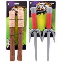 Ninja Plastic Weapons Playsets — Dollar Tree (SKU 252323)