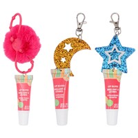 Lip Gloss Keychains with Charms — Dollar Tree (SKU 289300)