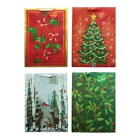 Extra-Large Traditional Christmas Gift Bag, Assorted Styles — Dollar Tree