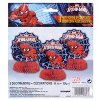 Marvel Ultimate Spiderman Honeycomb Centerpiece Decorations, 3-ct. Packs — Dollar Tree (SKU 199701)
