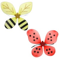 Just Pretending Lady Bug and Bee Wings, 14.5x17 in. — Dollar Tree