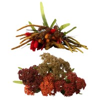 Floral Garden 6-Stem Foxtail, Caspia, and Queen Anne's Lace Bushes, 14 in. — Dollar Tree