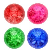 Novelty World Glitter Squishy Ball, Assorted Colors — Dollar Tree