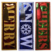 Glittery Christmas Gift Bags, 14x4.5x4.75 in. — Dollar Tree