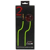 Lime Green Beast Kords Audio Cables, 4.25 ft. — Dollar Tree