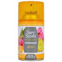 Sure Scents Hawaiian Mist Automatic Air Freshener Refills, 4.5 oz. — Dollar Tree