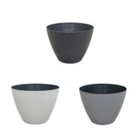 Speckled Texture Plastic Planter, 1-Count. — Dollar Tree