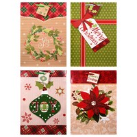 Voila Extra-Large Christmas Gift Bags, 17x12x5 in. — Dollar Tree