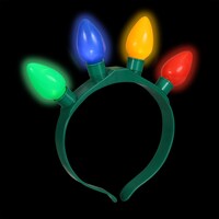 Christmas House LED Light-up Headbands — Dollar Tree