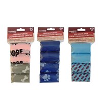 Greenbrier Kennel Club Colorful Dog Waste Bags, 4-Roll Packs — Dollar Tree