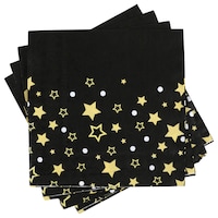 2-Ply Gold Stars Graduation Party Napkins, 18-ct. Packs — Dollar Tree (SKU 307174)
