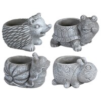 Garden Collection Diy Cement Planters — Dollar Tree