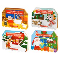 Assorted Small Christmas Pop-Up Books, 5.875x8x2.125 in. — Dollar Tree