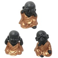 Garden Collection Buddha Figurine, 3x3.85x2.5-in. — Dollar Tree