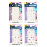 L.A. Colors Nail Gem Stickers And Adhesive Tabs, Assorted Styles, 24-Piece Pack. — Dollar Tree