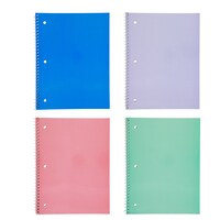 Jot Spiral Notebooks with Glittery Covers, 60 Pages — Dollar Tree