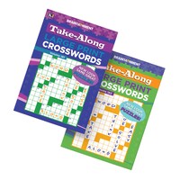 Kappa Braintainment Take-Along Large Print Crosswords Puzzle Book, Assorted Volumes, 1-Count. — Dollar Tree