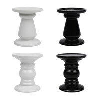 Stoneware Pillar Candle Pedestals, 4.5x3.5 in. — Dollar Tree