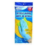 Scrub Buddies Blue Nitrile Gloves, 8-Count. — Dollar Tree