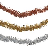 Christmas House Matte Tinsel Garland, 9-ft. — Dollar Tree