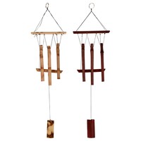 Garden Collection Natural Bamboo Wind Chimes, 18 in. — Dollar Tree