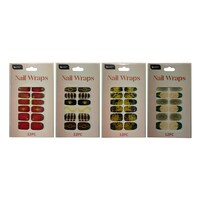 B Color Nail Wrap, Assorted Styles, 12-Piece Pack — Dollar Tree