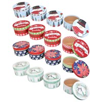 Christmas House Assorted Glittery Gift Boxes — Dollar Tree