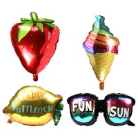 Summer Icon Foil Balloons, 8x6.125 in. — Dollar Tree