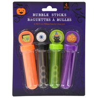 Halloween Bubble Tubes, 4-ct. Packs — Dollar Tree (SKU 275841)