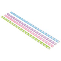 Gingham Paper Straws, 18-ct. Packs — Dollar Tree penny item