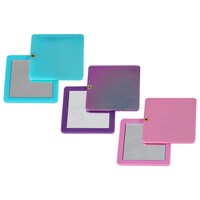 Iridescent Swivel Phone Mirrors, 2x2 in. — Dollar Tree (SKU 307744)