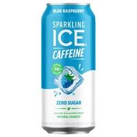 Sparkling Ice +Caffeine Zero Sugar - Blue Raspberry Sparkling Water, 16 oz. — Dollar General penny item